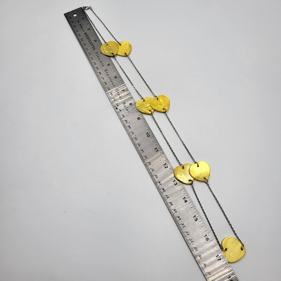 Yellow Heart w/ Silver Chain - Picture 9 of 9